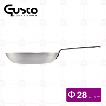 【GUSTO】商用碳鋼平底鍋3.0mm厚 Φ28cm
