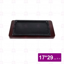 737#17-2 方形鐵盤 31x17cm(無鐵板)