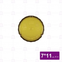 【鎰滿】YM1600 PC直水杯 260cc 咖啡色
