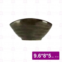 【宜瓷】綠天目凹碟 9.6x8x5cm(40入/盒)