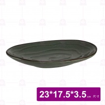 【宜瓷】綠天目判盤(大) (10入/盒)