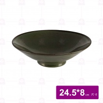 【宜瓷】綠天目日式拉麵碗 24.5x8cm(12入/盒)