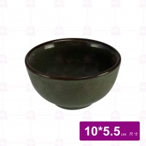 【宜瓷】綠天目3吋點心碗(20入/盒)