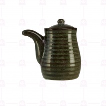【宜瓷】綠天目醬油瓶(144入/箱)