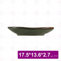 【宜瓷】綠天目判盤(小) (15入/盒)