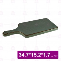 【宜瓷】綠天目把手盤(10入/盒)