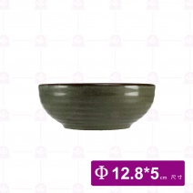 【宜瓷】綠天目4號厚缽 12.8x5cm(10入/盒)