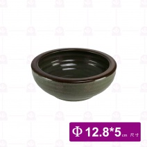 【宜瓷】綠天目4號厚缽 12.8x5cm(10入/盒)