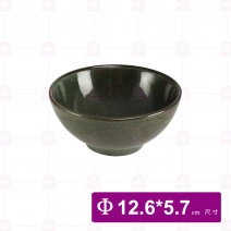 【宜瓷】綠天目飯碗 12.6x5.7cm(10入/盒)