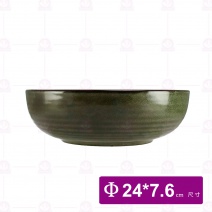 【宜瓷】綠天目厚缽10吋(5入/盒)