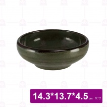 【宜瓷】綠天目土物缽(10入/盒)