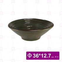 【宜瓷】綠天目沙拉碗14吋 36x12.7cm )(4入/盒)