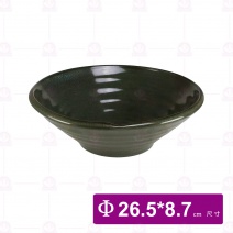 【宜瓷】綠天目拉麵碗 10吋 26.5x8.7cm