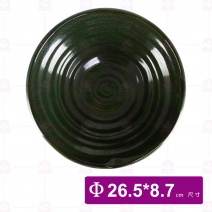 【宜瓷】綠天目拉麵碗 10吋 26.5x8.7cm