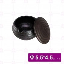 【宜瓷】黑天目糖罐(12入/盒)