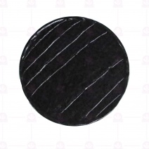 【宜瓷】黑天目和盤 25.1x2.5cm(15入/盒)