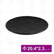 【宜瓷】黑天目和盤8吋(10入/盒)