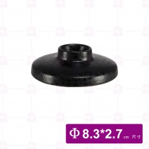 【宜瓷】時來運轉77杯蓋(黑天目)(240入/箱)