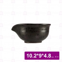 【宜瓷】黑天目醬碟(20入/盒)