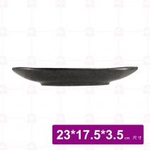 【宜瓷】黑天目大判盤(10入/盒)