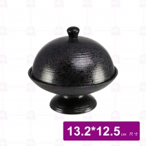 【宜瓷】黑天目煮物碗 13.2x12.5cm(6入/盒)