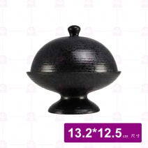 【宜瓷】黑天目煮物碗 13.2x12.5cm(6入/盒)