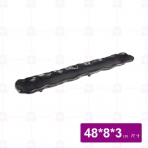 【宜瓷】黑天目波浪長盤(5入/盒)