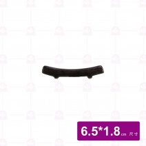 【宜瓷】黑天目時來運轉筷架 6.5x1.8cm(600入/盒)