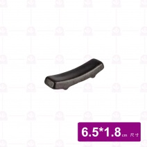 【宜瓷】黑天目時來運轉筷架 6.5x1.8cm(600入/盒)