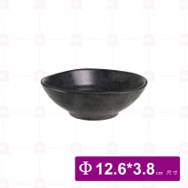 【宜瓷】黑天目小淺缽(20入/盒)