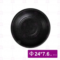 【宜瓷】黑天目厚缽10吋(5入/盒)