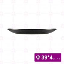 【宜瓷】410大盤 黑天目(5入/箱)