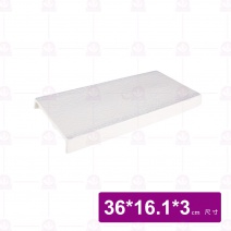 【宜瓷】雪白刷毛壽司盤36x16.1x3cm(4入/盒)
