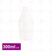 【宜瓷】雪白刷毛德利酒瓶 300cc(9入/盒)