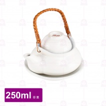 【宜瓷】雪白刷毛土瓶蒸  250cc(4入/盒)
