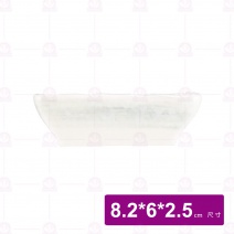 【宜瓷】雪白刷毛醬碟  8.2x6x2.5cm(12入/盒)