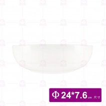 【宜瓷】雪白刷毛厚缽 10吋(5入/盒)