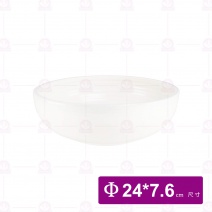 【宜瓷】雪白刷毛厚缽 10吋(5入/盒)