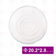 【宜瓷】雪花圓盤8吋(10入/盒)