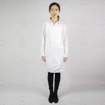 A606大日式四袋圍裙-白(有裡布) 79cm
