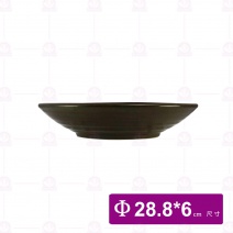 【宜瓷】綠天目深圓盤11吋 28.8x6cm(10入/箱)
