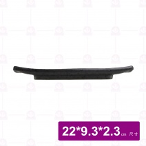 【宜瓷】黑天目長燒物盤  22x9.3x2.3cm
