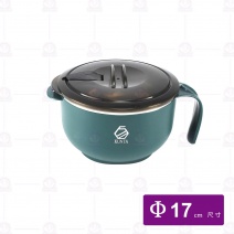 【C&C】泡麵碗(附蓋) (顏色隨機)-17cm