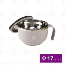 【C&C】泡麵碗(附蓋) (顏色隨機)-17cm