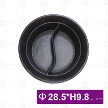日式鴛鴦鍋(琺瑯)-28.5cm