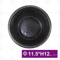 【宜瓷】黑天目醬料罐-11.5xH12cm