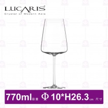 【Lucaris】Muse無鉛水晶波爾多紅酒杯(6入/盒)-770ml