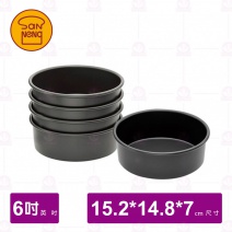 【三能】SN5023固定蛋糕模(硬膜) 6吋