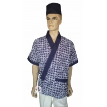 Z203日本服全藍色小圓圖騰(訂作)