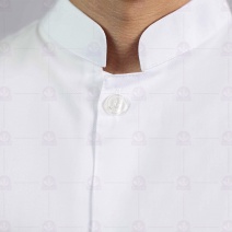 A105 中山領單排扣廚師服-7分袖 L